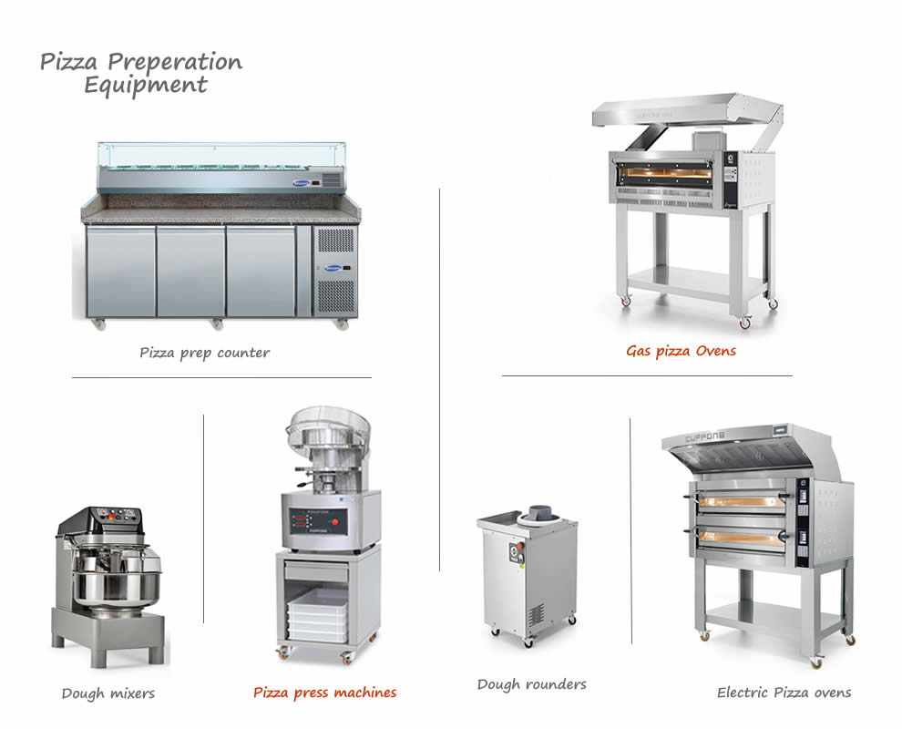 Pizza prep equipment